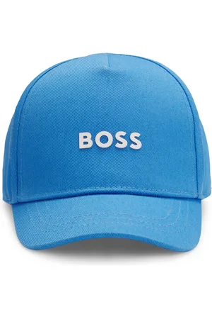 HUGO BOSS Casquette en twill de coton à logo imprimé contrastant pour enfant