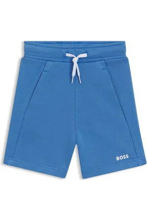 HUGO BOSS Short en polaire de coton mélangé à logo imprimé pour enfant