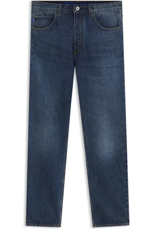 HUGO BOSS Jean Regular en denim rigide bleu
