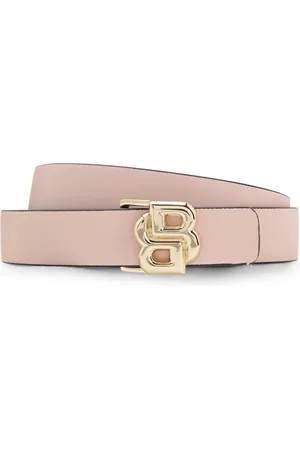 HUGO BOSS Ceinture en cuir italien réversible avec boucle à monogramme Double B