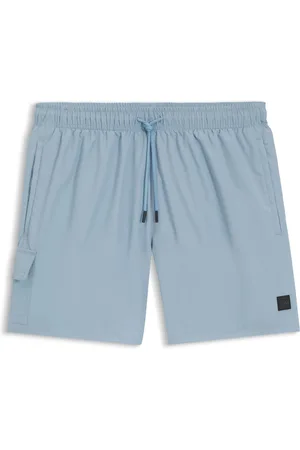 HUGO BOSS Short de bain avec poche cargo et badge logoté