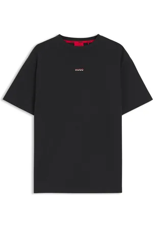HUGO BOSS T-shirt de pyjama Relaxed en coton à imprimé logoté