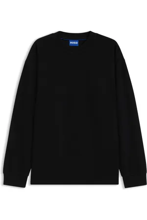 HUGO BOSS T-shirt en coton mélangé à la structure gaufrée