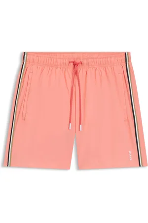 HUGO BOSS Short de bain avec rayures emblématiques et logo