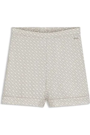 HUGO BOSS Short de pyjama à imprimé monogramme et passepoil contrastant