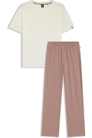HUGO BOSS Pyjama en coton stretch avec détails logotés