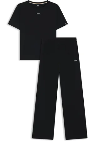 HUGO BOSS Pyjama en coton stretch avec détails logotés