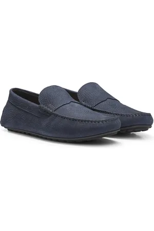 HUGO BOSS Mocassins en cuir nubuck avec semelle à picots