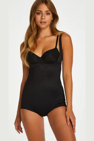 Hunkemoller - Body sculptant sans coutures - Noir