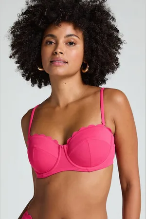 Hunkemöller Haut de bikini sans bretelles préformé à armatures Scallop Taille E +