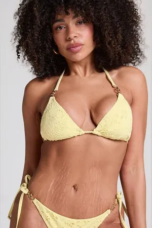 Hunkemöller Crochet triangle Bikini Top