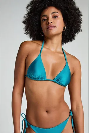 Hunkemöller Haut de bikini triangle Aqua