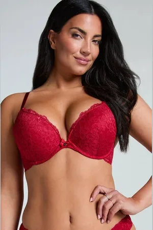 Hunkemöller Soutien-gorge à armatures préformé push-up Marine
