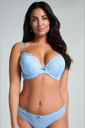 Hunkemöller Soutien-gorge à armatures préformé push-up Marine