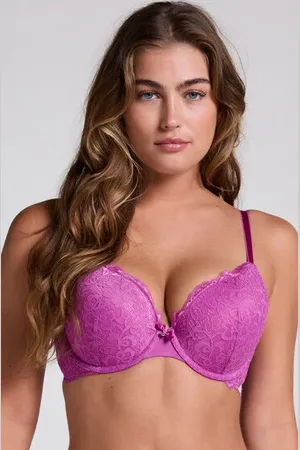 Hunkemöller Soutien-gorge à armatures préformé push-up Marine
