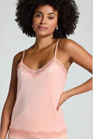 Hunkemöller Camisole velours Dentelle