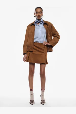 Imperial Jupe courte effet suede à taille haute