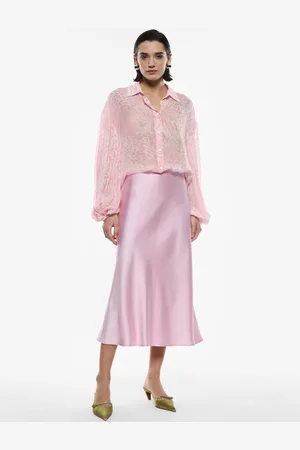 Imperial Jupe midi couleur unie