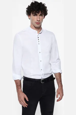 Imperial Chemise à col mao et boutons