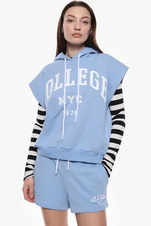 Imperial Sweatshirt sans manches à capuche et imprimé