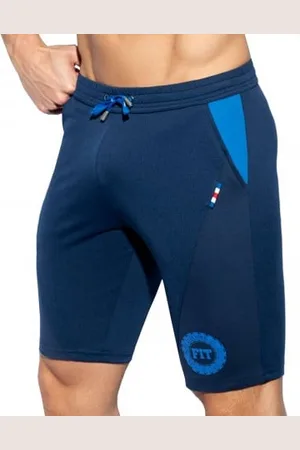 Es Short Fit Flag Bleu