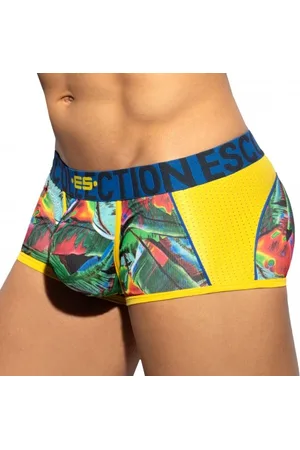 Es Boxer Court Floral Mesh Push Up