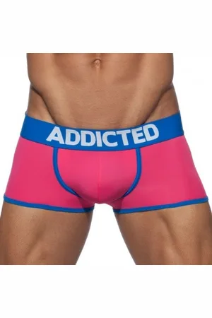 ADDICTED Shorty Swimderwear Push Up Fuchsia - Bleu