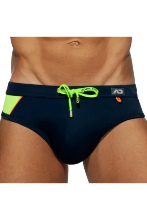 ADDICTED Slip de Bain Racing Side Bleu