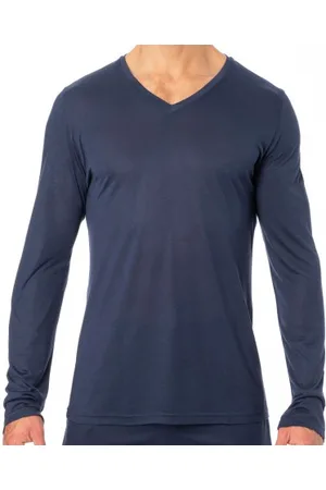 Hom T-Shirt Manches Longues Cocooning Bleu