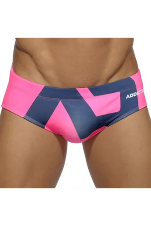 ADDICTED Slip de Bain AD Microfibre Fuchsia - Marine