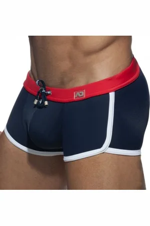 ADDICTED Shorty de Bain Uni Marine