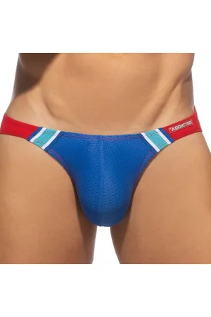 ADDICTED Slip Mini Bikini Mesh Bleu