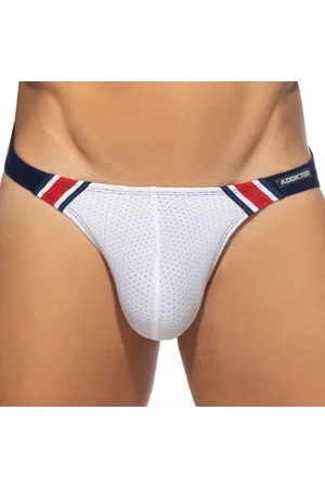 ADDICTED Slip Mini Bikini Mesh Blanc