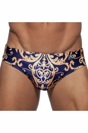 ADDICTED Slip de Bain Versailles Marine
