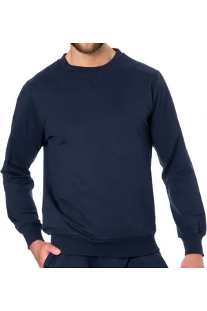 Hom Sweat-Shirt Sport Lounge Bleu