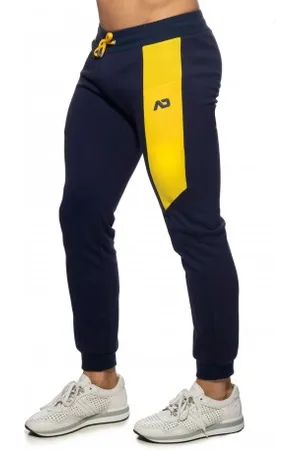 ADDICTED Pantalon Sport AD Coton Bleu