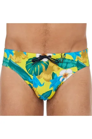 Slip de bain online jaune homme