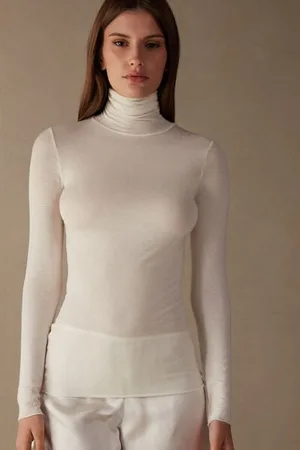 intimissimi Col roulé avec cachemire ultraléger Femme