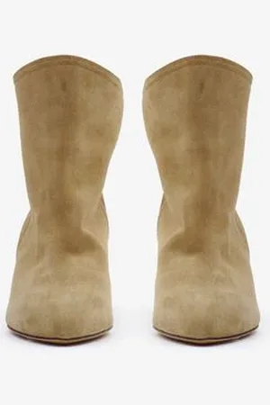 Isabel Marant Boots En Cuir Velours Dripi
