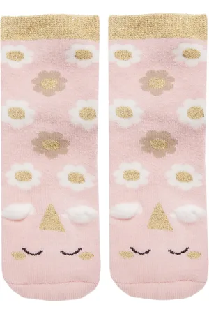 Isotoner Chaussettes antidérapantes Enfant Licorne 1/4 ans