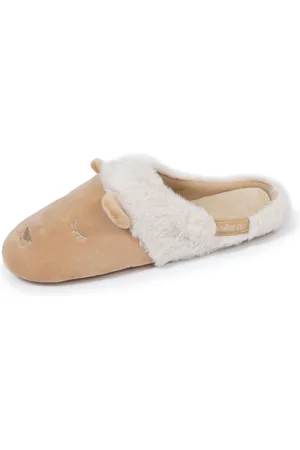 Isotoner Chaussons mules Femme 3D microvelours