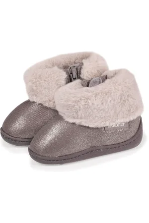 Isotoner Chaussons bottillons zip Bébé irisé