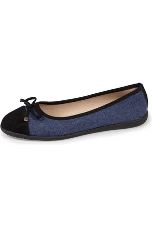 Isotoner Ballerines Femme nœud effet jean