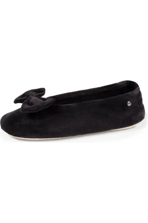 Isotoner Chaussons ballerines Femme Grand Noeud