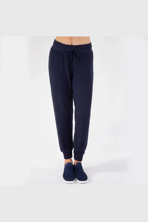 Isotoner Pantalon jogger Femme Marine