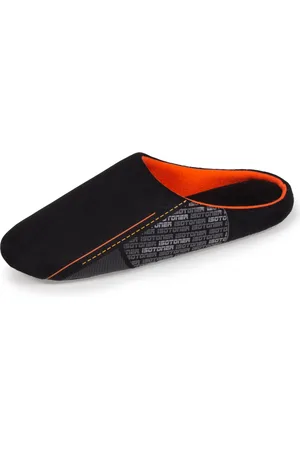 Isotoner Chaussons mules Homme Orange