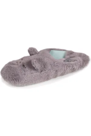 Isotoner Chaussons babouches Femme 3D Chat