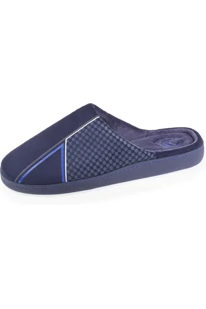 Isotoner Chaussons mules Homme Chevrons