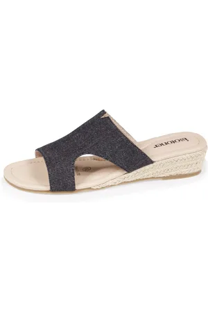 Isotoner Mules claquettes Femme talon Jean