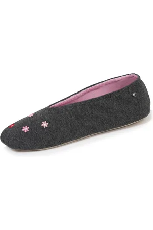 Isotoner Chaussons ballerines Femme velours bio